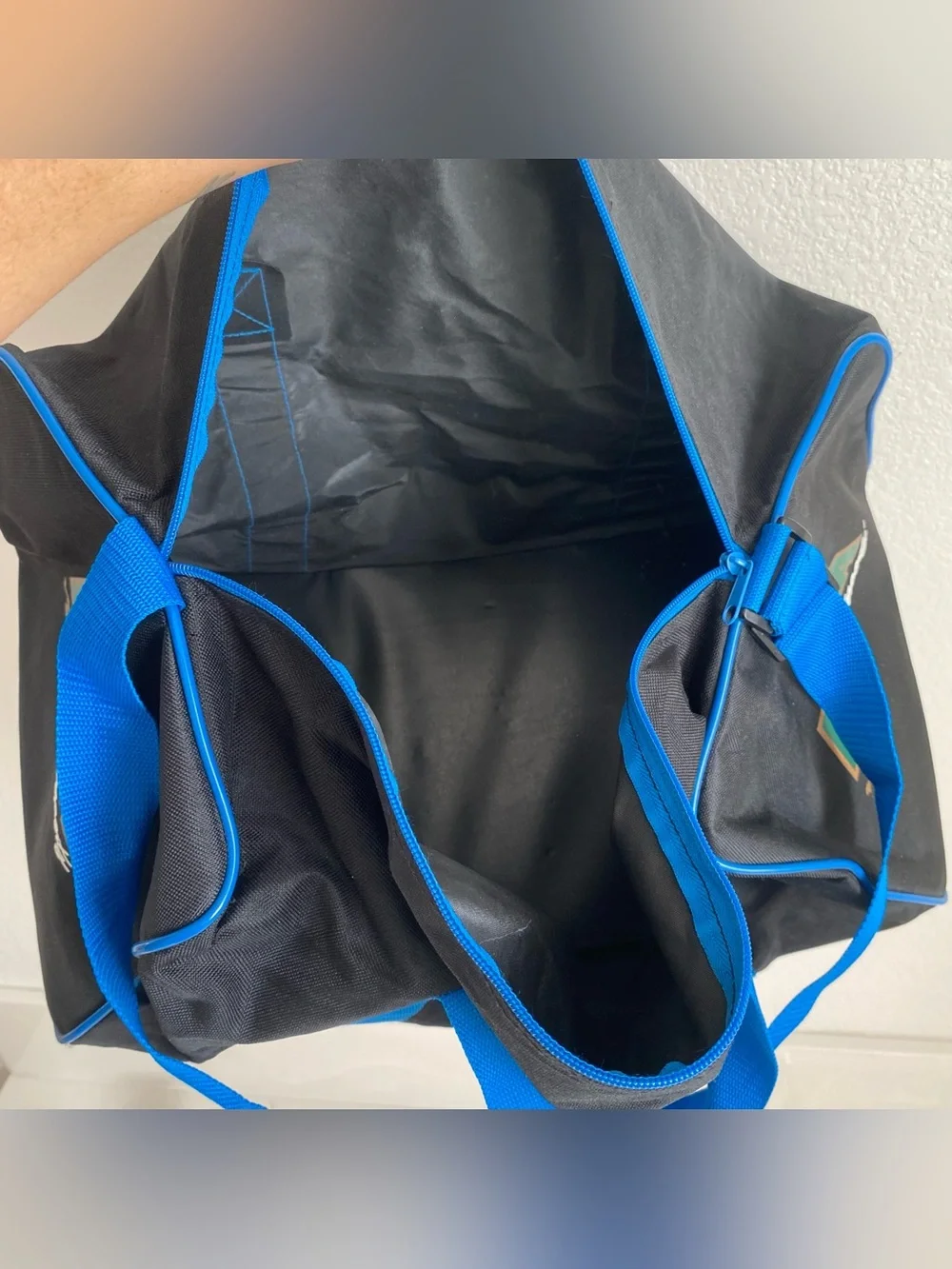 Vintage Nascar MBNA duffle bag